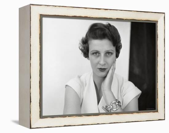 Portrait of Princess Alexandra, the Honourable Lady Ogilvy LG GCVO, Born 25 December 1936-Cecil Beaton-Framed Premier Image Canvas