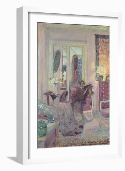 Portrait of Princess Bibesco, C.1920-Edouard Vuillard-Framed Giclee Print