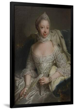Portrait of Princess Charlotte of Mecklenburg-Strelitz (1744-1818), Queen  of Great Britain, 1762 Giclee Print | Art.com