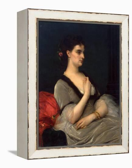 Portrait of Princess Elizabeth Vorontsova-Dashkova, 1873-Alexandre Cabanel-Framed Premier Image Canvas