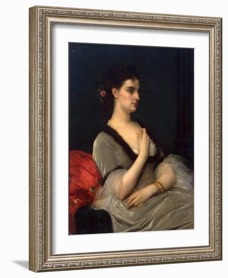 Portrait of Princess Elizabeth Vorontsova-Dashkova, 1873-Alexandre Cabanel-Framed Giclee Print