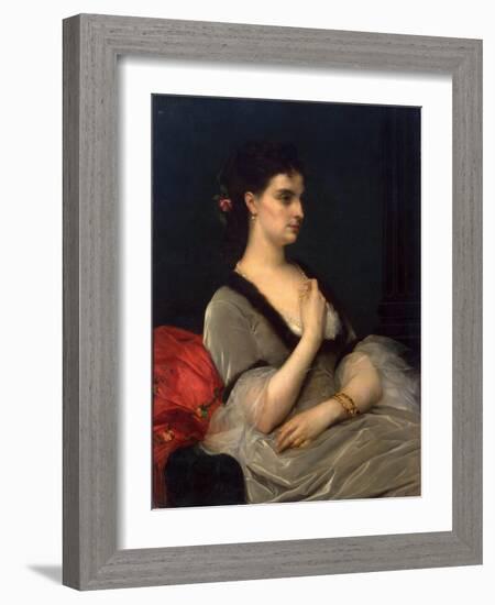 Portrait of Princess Elizabeth Vorontsova-Dashkova, 1873-Alexandre Cabanel-Framed Giclee Print
