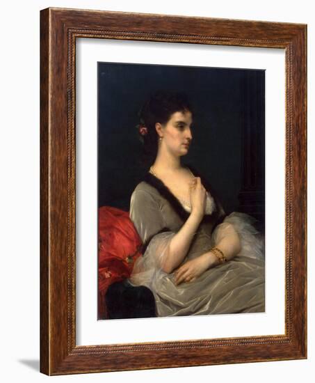 Portrait of Princess Elizabeth Vorontsova-Dashkova, 1873-Alexandre Cabanel-Framed Giclee Print