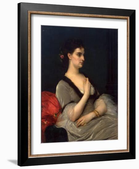 Portrait of Princess Elizabeth Vorontsova-Dashkova, 1873-Alexandre Cabanel-Framed Giclee Print