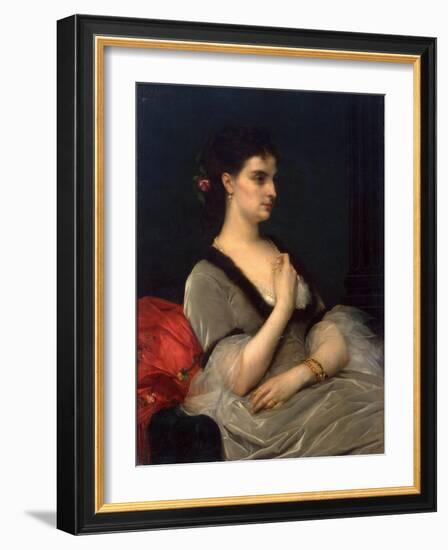 Portrait of Princess Elizabeth Vorontsova-Dashkova, 1873-Alexandre Cabanel-Framed Giclee Print