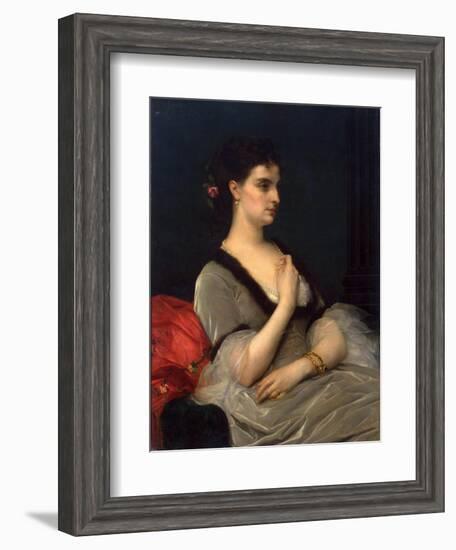 Portrait of Princess Elizabeth Vorontsova-Dashkova, 1873-Alexandre Cabanel-Framed Giclee Print