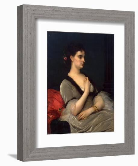 Portrait of Princess Elizabeth Vorontsova-Dashkova, 1873-Alexandre Cabanel-Framed Giclee Print