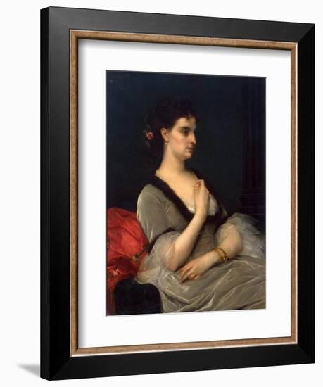 Portrait of Princess Elizabeth Vorontsova-Dashkova, 1873-Alexandre Cabanel-Framed Giclee Print