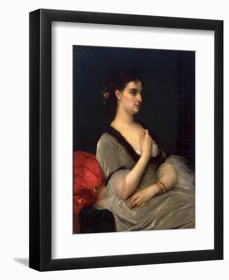 Portrait of Princess Elizabeth Vorontsova-Dashkova, 1873-Alexandre Cabanel-Framed Giclee Print