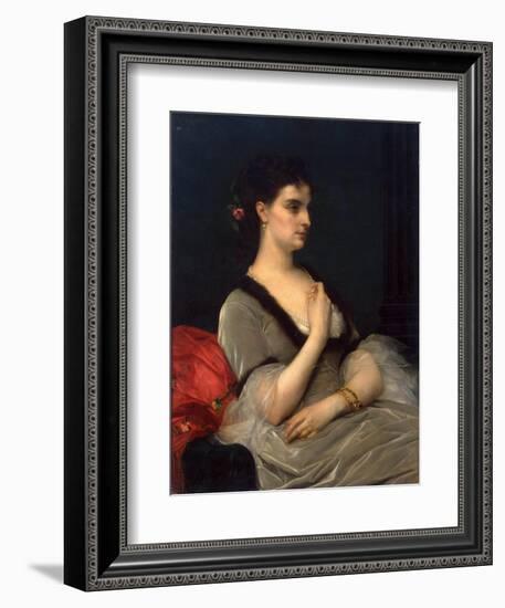 Portrait of Princess Elizabeth Vorontsova-Dashkova, 1873-Alexandre Cabanel-Framed Giclee Print