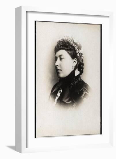 Portrait of Princess Helena of the United Kingdom (1846-1923)-French Photographer-Framed Giclee Print