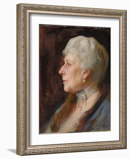 Portrait of Princess Henry of Battenberg (Princess Beatrice of Great Britain), 1926-Philip Alexius De Laszlo-Framed Giclee Print