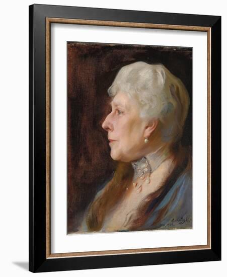 Portrait of Princess Henry of Battenberg (Princess Beatrice of Great Britain), 1926-Philip Alexius De Laszlo-Framed Giclee Print