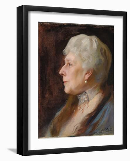 Portrait of Princess Henry of Battenberg (Princess Beatrice of Great Britain), 1926-Philip Alexius De Laszlo-Framed Giclee Print