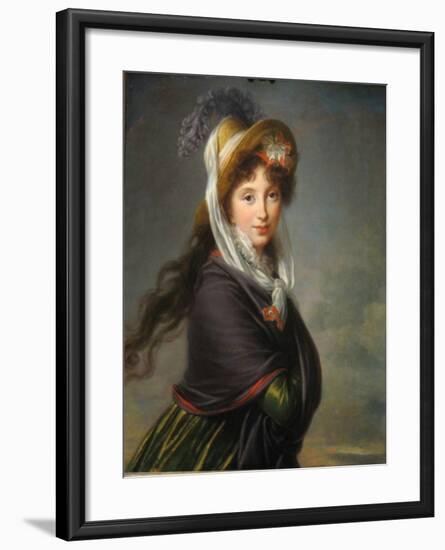 Portrait of Princess Irina Ivanovna Vorontsova, Née Izmaylova (1768-184), Ca 1797-Marie Louise Elisabeth Vigée-Lebrun-Framed Giclee Print