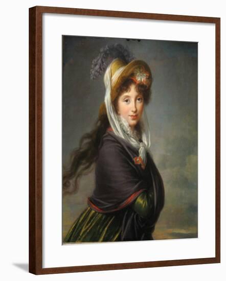 Portrait of Princess Irina Ivanovna Vorontsova, Née Izmaylova (1768-184), Ca 1797-Marie Louise Elisabeth Vigée-Lebrun-Framed Giclee Print