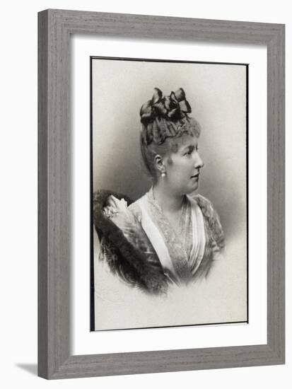 Portrait of Princess Louise Marie of Belgium (1858-1924)-French Photographer-Framed Giclee Print