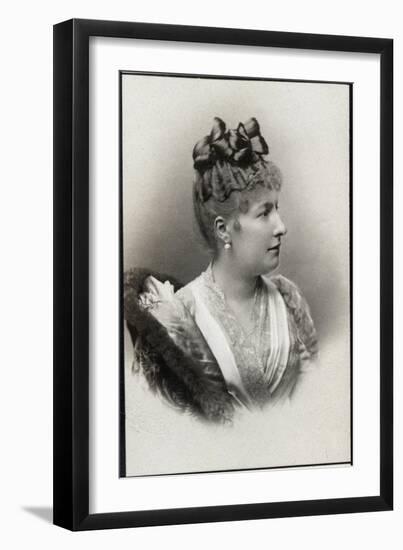 Portrait of Princess Louise Marie of Belgium (1858-1924)-French Photographer-Framed Giclee Print