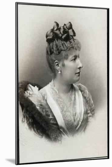 Portrait of Princess Louise Marie of Belgium (1858-1924)-French Photographer-Mounted Giclee Print