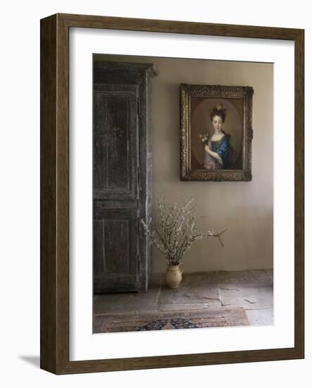 Portrait of Princess Louise-Marie Stuart-Francois de Troy-Framed Photographic Print