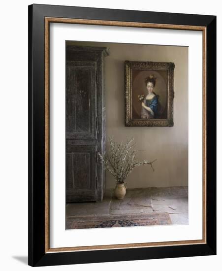 Portrait of Princess Louise-Marie Stuart-Francois de Troy-Framed Photographic Print