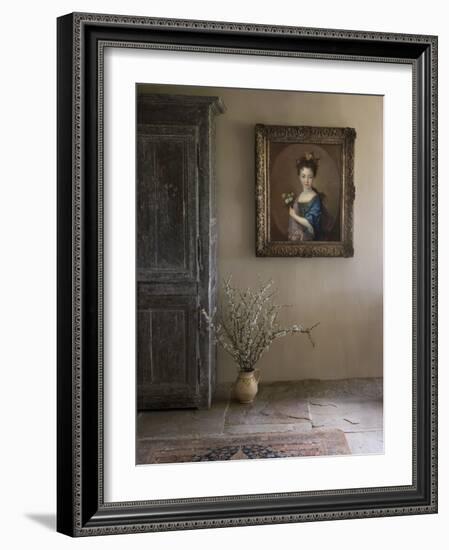 Portrait of Princess Louise-Marie Stuart-Francois de Troy-Framed Photographic Print