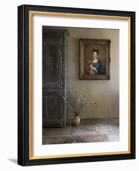 Portrait of Princess Louise-Marie Stuart-Francois de Troy-Framed Photographic Print