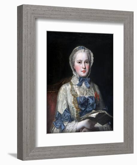 Portrait of Princess Maria Josepha of Saxony-Maurice Quentin de La Tour-Framed Giclee Print