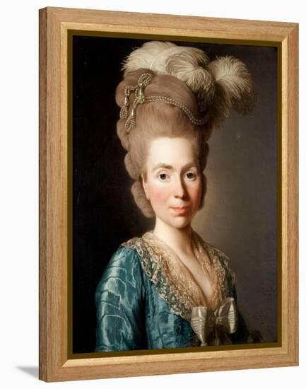 Portrait of Princess Natalya Petrovna Galitzine (1741-183), 1777-Alexander Roslin-Framed Premier Image Canvas