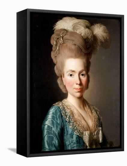 Portrait of Princess Natalya Petrovna Galitzine (1741-183), 1777-Alexander Roslin-Framed Premier Image Canvas