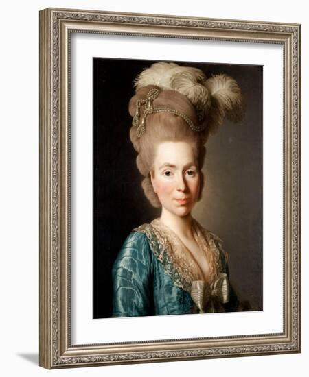 Portrait of Princess Natalya Petrovna Galitzine (1741-183), 1777-Alexander Roslin-Framed Giclee Print