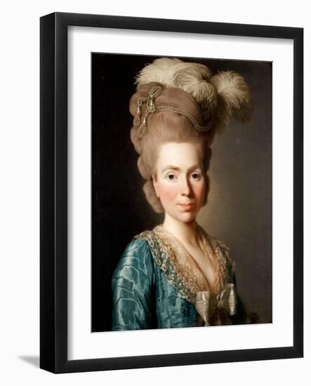 Portrait of Princess Natalya Petrovna Galitzine (1741-183), 1777-Alexander Roslin-Framed Giclee Print