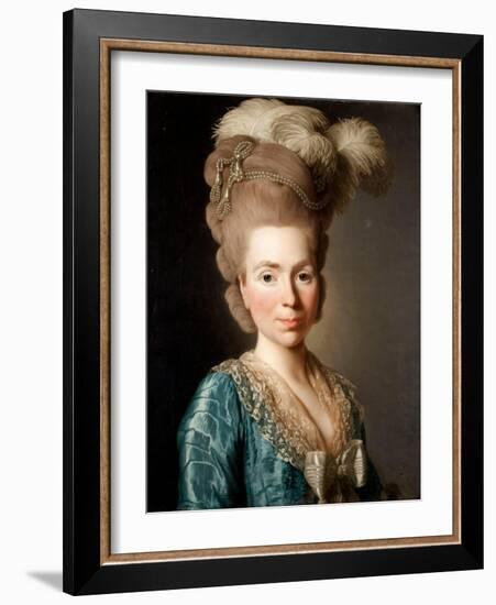 Portrait of Princess Natalya Petrovna Galitzine (1741-183), 1777-Alexander Roslin-Framed Giclee Print