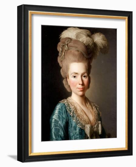 Portrait of Princess Natalya Petrovna Galitzine (1741-183), 1777-Alexander Roslin-Framed Giclee Print