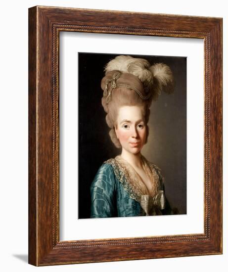 Portrait of Princess Natalya Petrovna Galitzine (1741-183), 1777-Alexander Roslin-Framed Giclee Print