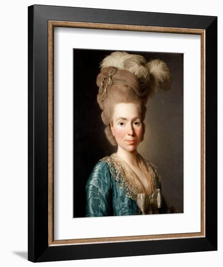 Portrait of Princess Natalya Petrovna Galitzine (1741-183), 1777-Alexander Roslin-Framed Giclee Print