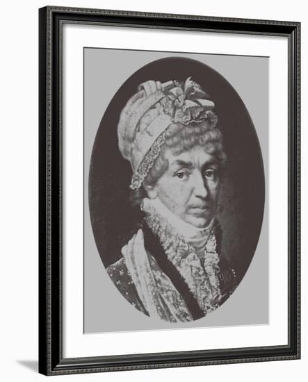 Portrait of Princess Natalya Petrovna Galitzine (1741-183), 1870-Andrey Mikhaylovich Lushev-Framed Giclee Print