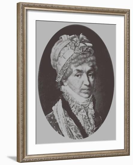 Portrait of Princess Natalya Petrovna Galitzine (1741-183), 1870-Andrey Mikhaylovich Lushev-Framed Giclee Print