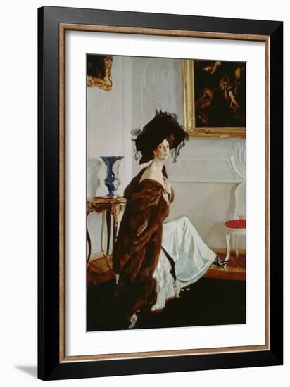 Portrait of Princess Olga Konstantinovna Orlova (1872-1923) 1911-Valentin Aleksandrovich Serov-Framed Giclee Print