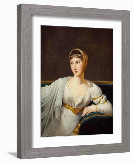 Portrait of Princess Pauline Borghese, Wife of General Leclerc-Robert Lefevre-Framed Giclee Print