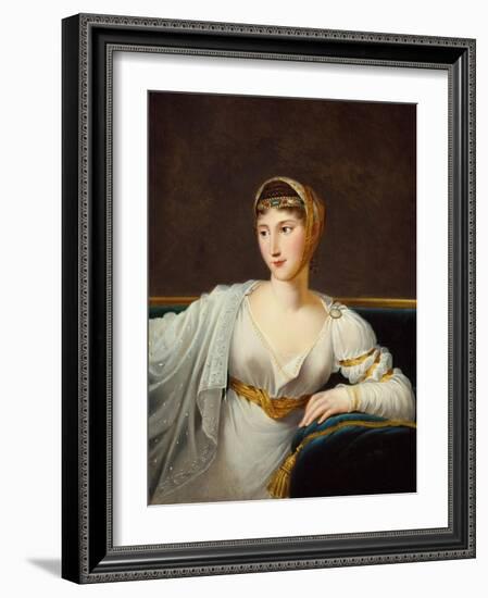Portrait of Princess Pauline Borghese, Wife of General Leclerc-Robert Lefevre-Framed Giclee Print