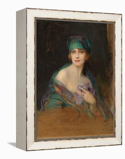 Portrait of Princess Ruspoli, Duchess De Gramont (1888-1976), 1922-Philip Alexius De Laszlo-Framed Premier Image Canvas