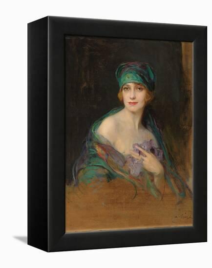 Portrait of Princess Ruspoli, Duchess De Gramont (1888-1976), 1922-Philip Alexius De Laszlo-Framed Premier Image Canvas