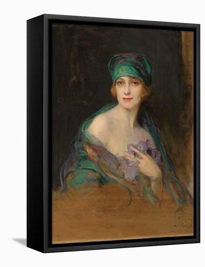 Portrait of Princess Ruspoli, Duchess De Gramont (1888-1976), 1922-Philip Alexius De Laszlo-Framed Premier Image Canvas