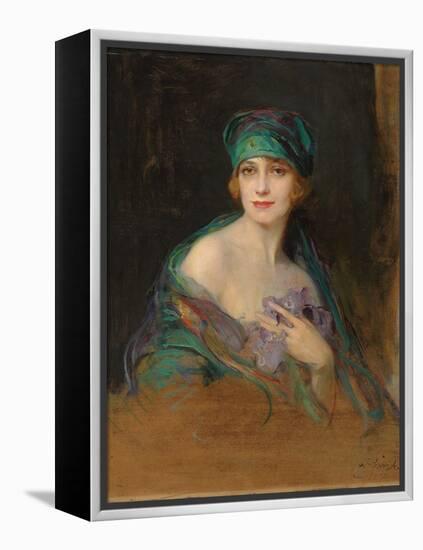 Portrait of Princess Ruspoli, Duchess De Gramont (1888-1976), 1922-Philip Alexius De Laszlo-Framed Premier Image Canvas