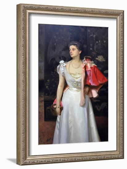 Portrait of Princess Sophie Illarionovna Demidoff (1871-195), Née Vorontsova-Dashkova, 1895-1897-John Singer Sargent-Framed Giclee Print