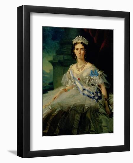 Portrait of Princess Tatiana Alexanrovna Yusupova, 1858-Franz Xaver Winterhalter-Framed Giclee Print