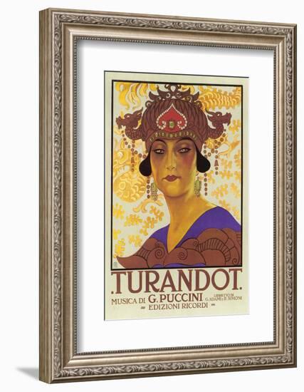 Portrait of Princess Turandot-null-Framed Photographic Print