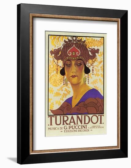 Portrait of Princess Turandot-null-Framed Photographic Print