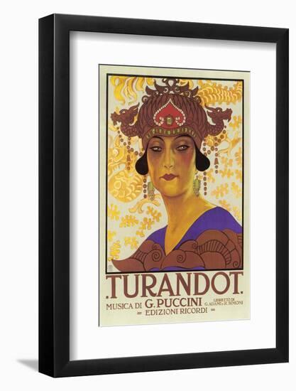 Portrait of Princess Turandot-null-Framed Photographic Print